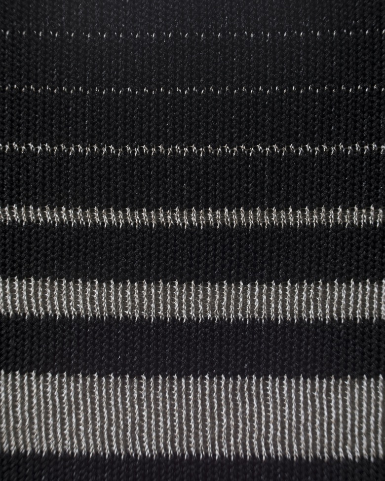 conductivity test knit sample with varying width
